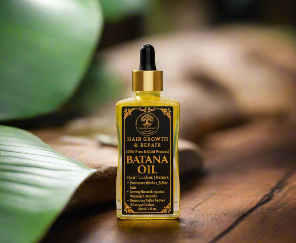 100% Pure Batana Oil – Cold-Pressed (Hair, lashes & brows)