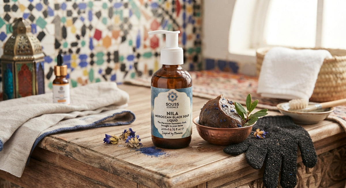 Nila Moroccan Black Soap — Liquid