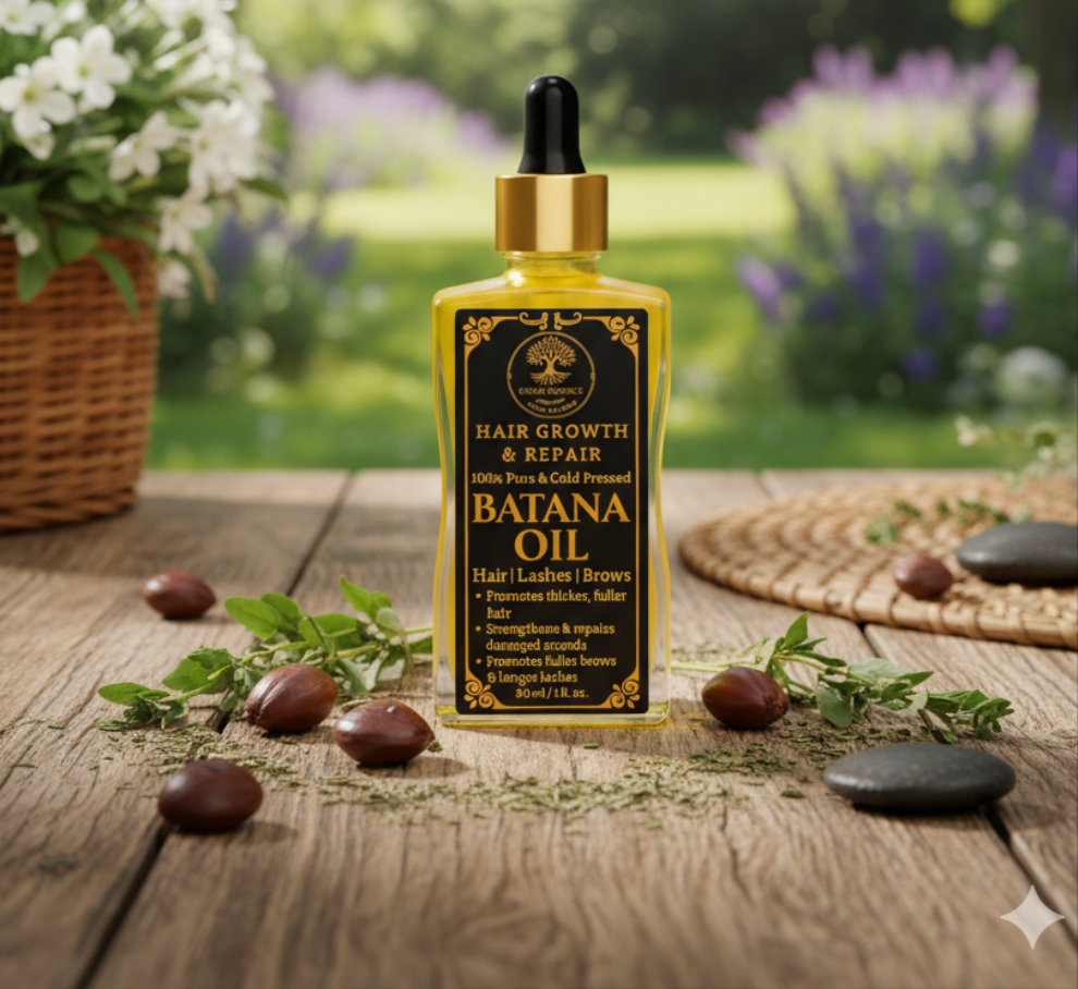 100% Pure Batana Oil – Cold-Pressed (Hair, lashes & brows)